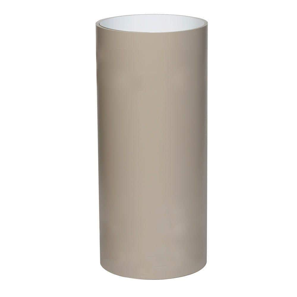 Amerimax Home Products 24 in. x 50 ft. Natural Clay Aluminum PVC