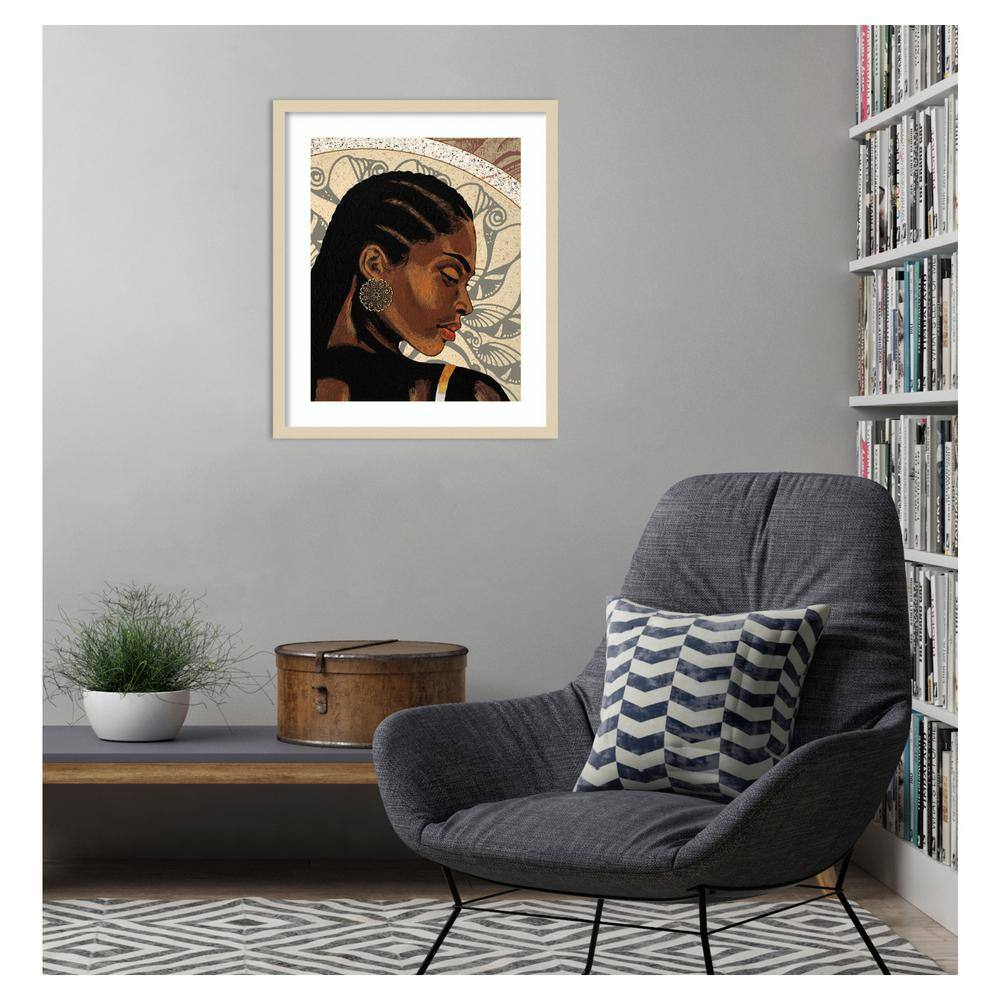 Expressions II Svelte Natural Framed Giclee Print