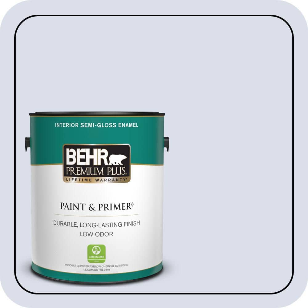 1 gal. #620C-1 Winter Ice Semi-Gloss Enamel Low Odor Interior Paint & Primer price history on PriceWatchPro