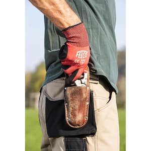 F911 11 in. Two Pocket Genuine Leather Holster, Belt or Clip Option