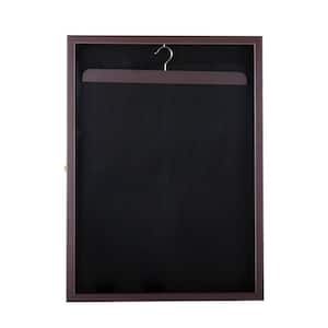 23.2 in. x 31.3 in. Brown Jersey Display Frame Case Picture Frame with Hange
