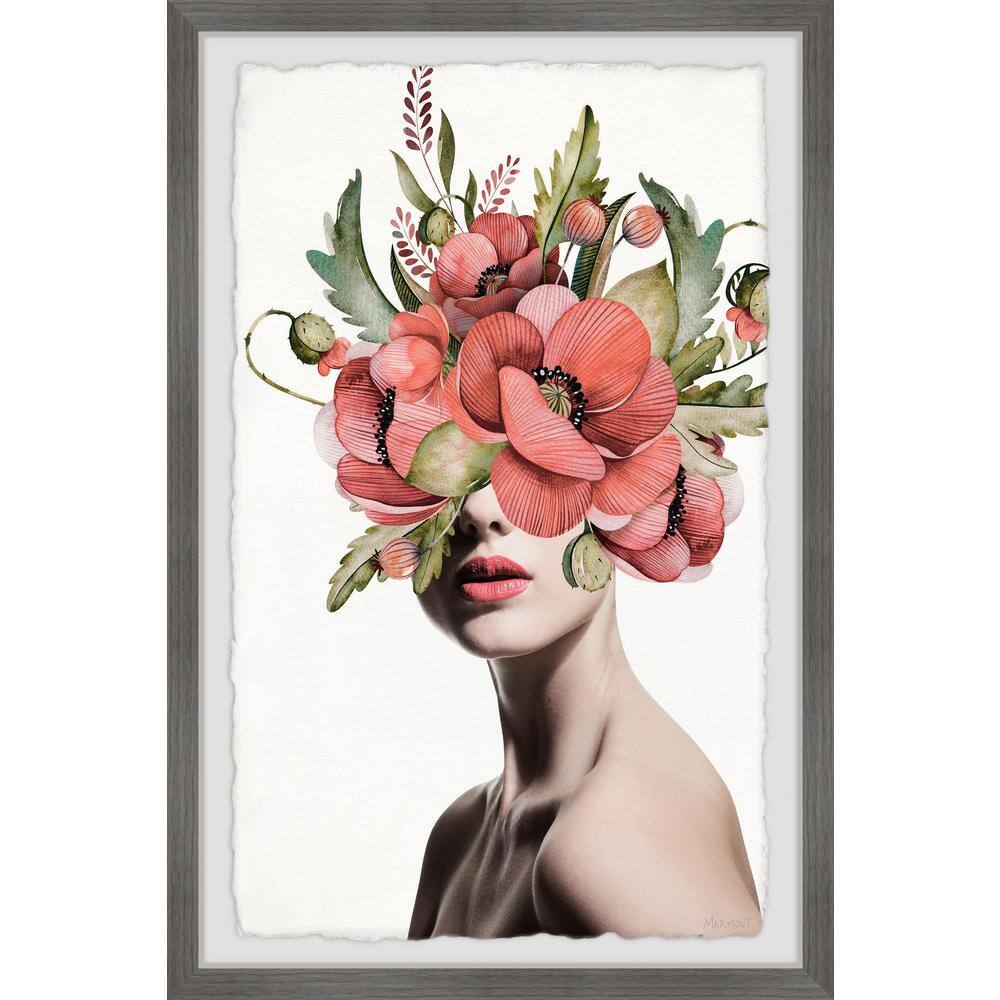 Elegant Beauty by Marmont Hill Framed People Art Print 30 in. x 20 in.  JFFO104GWFPFL30 - The Home Depot