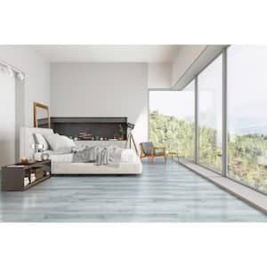 White Sand Hickory 12 MIL x 7 in. W x 48 in. L Click Lock Waterproof Luxury Vinyl Plank Flooring (19 sq. ft./case)