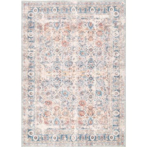 Liliana Vintage Persian Ivory 6 ft. x 8 ft. Area Rug