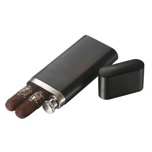 2 Pack Aluminum 46 Ring Gauge Cigar Tube Light Weight Cigar Case 