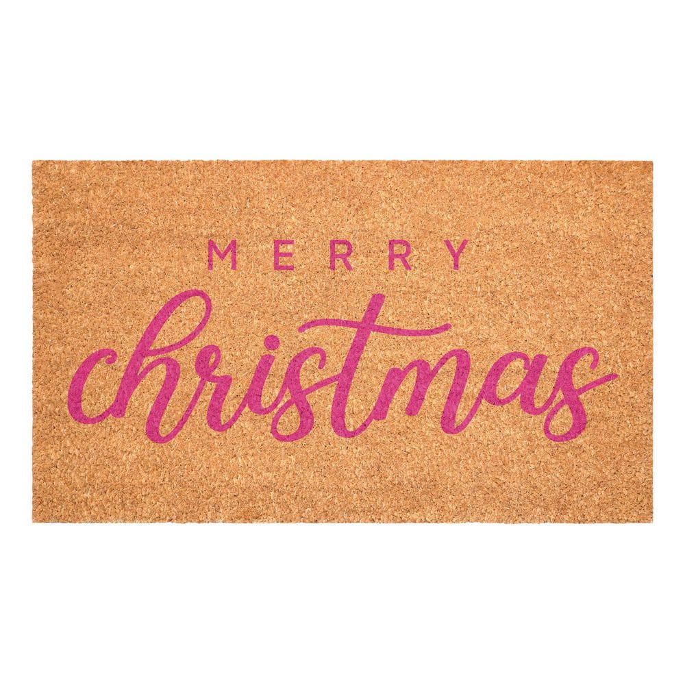 "Pink Classic Christmas Doormat 17"" x 29""" price history on PriceWatchPro