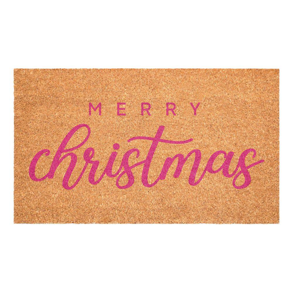 "Pink Classic Christmas Doormat 30"" x 48""" price history on PriceWatchPro