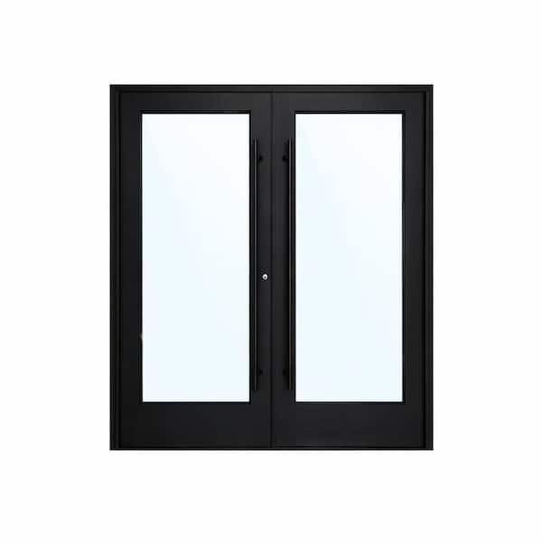 Nixa Doors 110 Series 72 in. x 84 in. Left Hand/Outswing Black