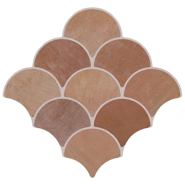 Merola Tile Scala Cotto 12-1/8 in. x 12-1/8 in. Porcelain Floor and Wall Tile (9.36 sq. ft./Case)