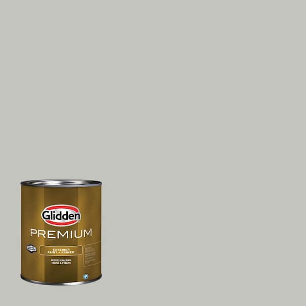 Glidden Premium 1 qt. PPG0997-2 Felted Wool Flat Exterior Latex Paint