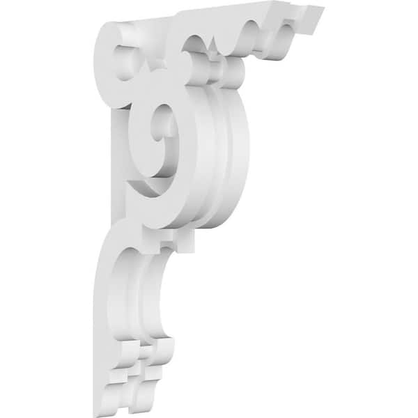 Ekena Millwork 1-7/8 in. x 10 in. x 6 in. PVC Benson Corbel