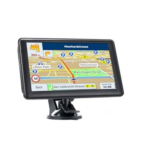 7 Inch Car GPS Navigation - 2025 Maps With Lifetime Updates, Voice Guidance & Speed Alerts