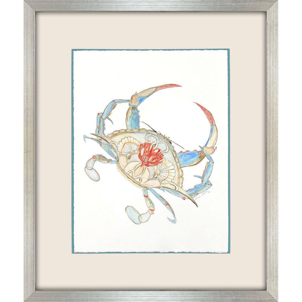Crab Celebration by Clayton 1 Piece Framed Animal Art Print 39 in. x 33 in. price history on PriceWatchPro