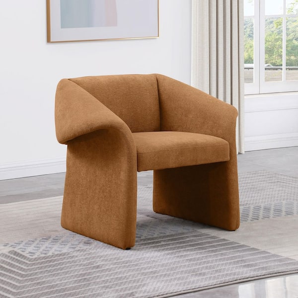 Coaster Ramsey Honey Upholstered Sloped Accent Arm Chair