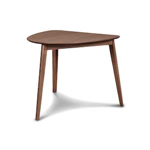 New Classic Furniture Oscar Walnut Wood Triangle Corner Dining Table (Seats 3)