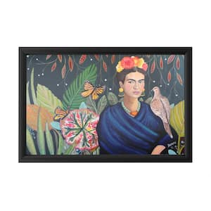 "Frida" by Sylvie Demers Framed with LED Light People Wall Art 16 in. x 24 in.
