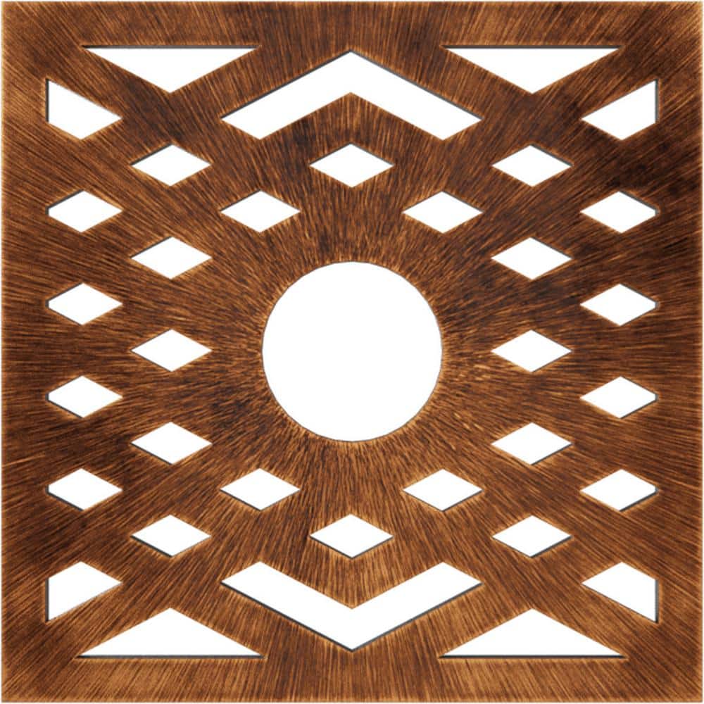 1 in. x 36 in. x 36 in. Chevron Architectural Grade PVC Peirced Ceiling Medallion price history on PriceWatchPro