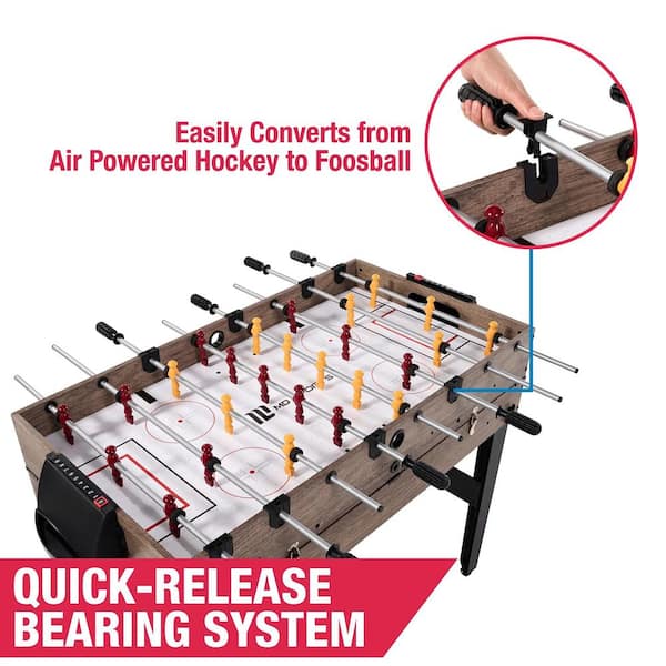 DREAMADE Table Multi-Jeux 10 en 1, Table de Jeu avec Baby-Foot, Air Hockey, Billard, Ping Pong, Shuffleboard, Bowling, Échecs, Dames, Backgammon DREAMADE Table Multi-Jeux 10 en 1, Table de Jeu avec Baby-Foot, Air Hockey, Billard, Ping Pong, Shuffleboard, Bowling, Échecs, Dames, Backgammon