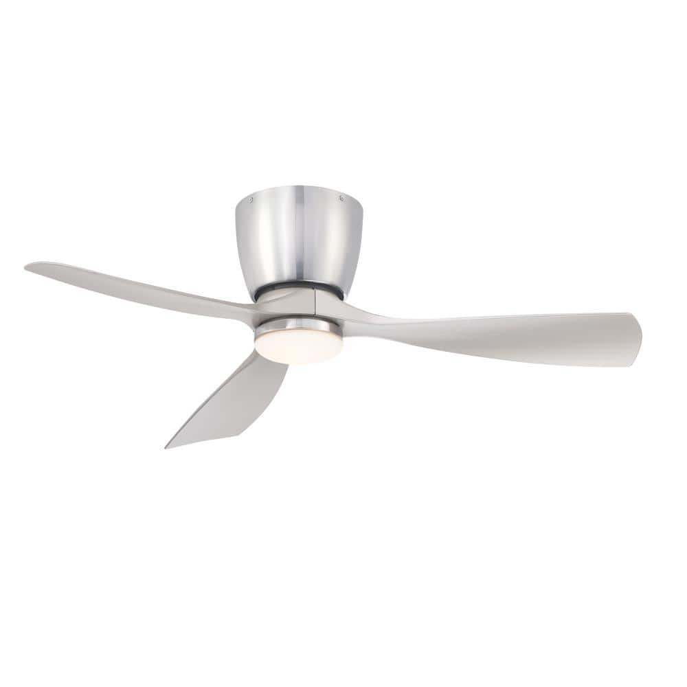 UPC 840506106918 product image for Klinch 44 in. LED Indoor/Outdoor Brushed Nickel Ceiling Fan with Light Kit | upcitemdb.com