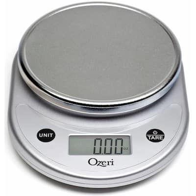 Pronto Digital Multifunction Kitchen and Food Scale in Elegant Silver