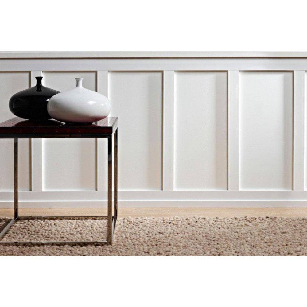 Primed White High Impact Polystyrene Baseboard Moulding Set of 26