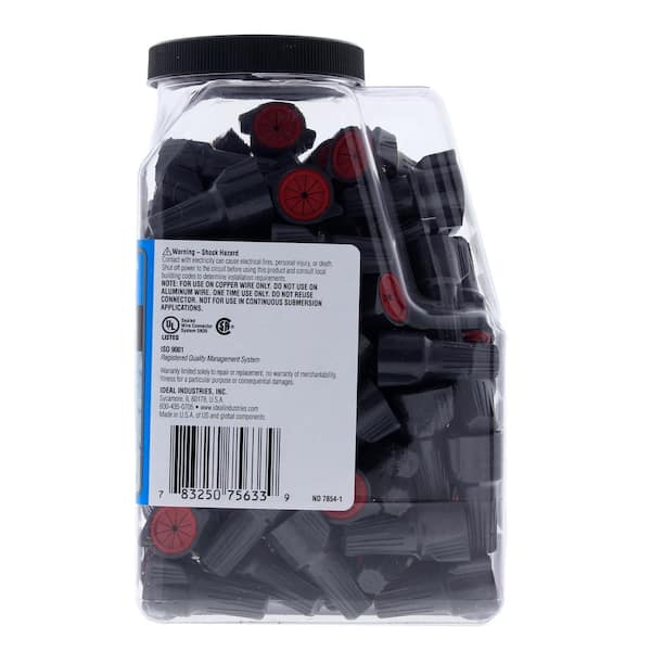 IDEAL Model 62 WeatherProof Wire Connector, Gray-Red (100