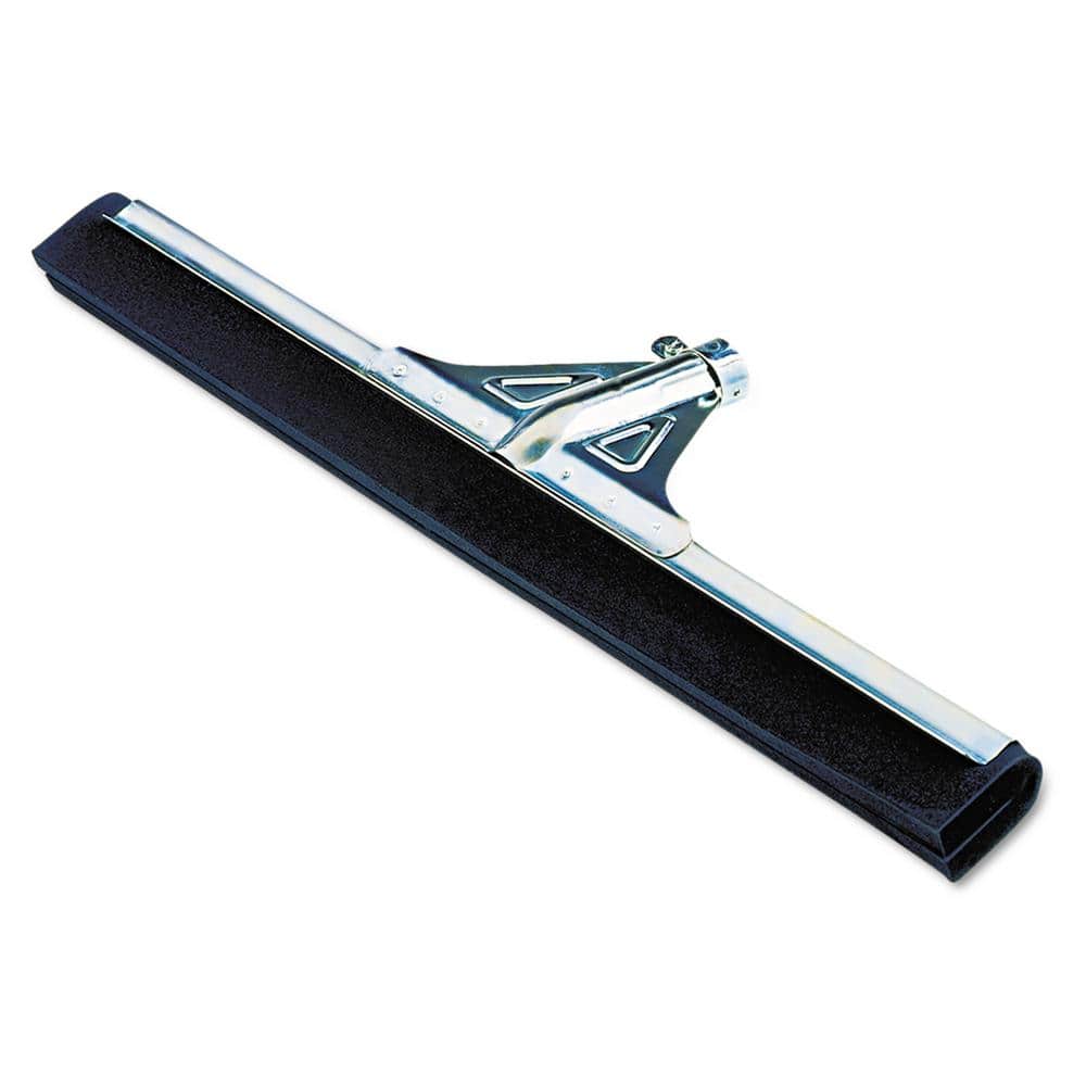 Heavy-Duty 22" Black Foam Rubber Squeegee with Steel Frame