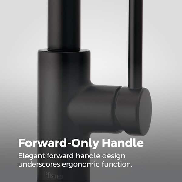 Kitchen Tap Lina Semi-Pro Chrome And Black - Brass