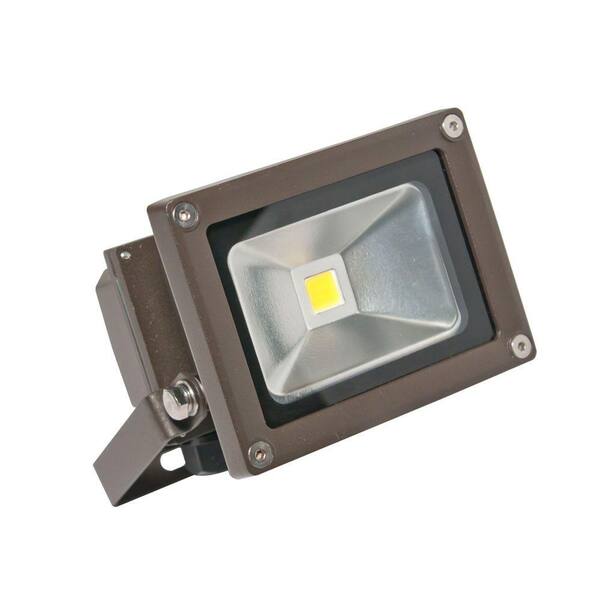 Irradiant 1-Head Bronze LED Soft White Outdoor Wall-Mount Mini Flood Light