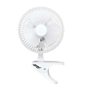 6 in. 2 Speed Convertible Personal Clip-on Table Fan with Tilt Feature