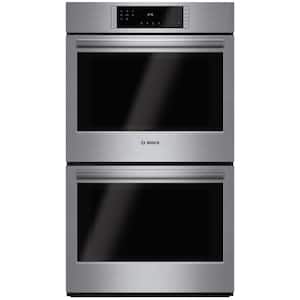 800 Series 30 in. Built-In Double Electric Convection Wall Oven in Stainless Steel with Fast Preheat and Self-Cleaning