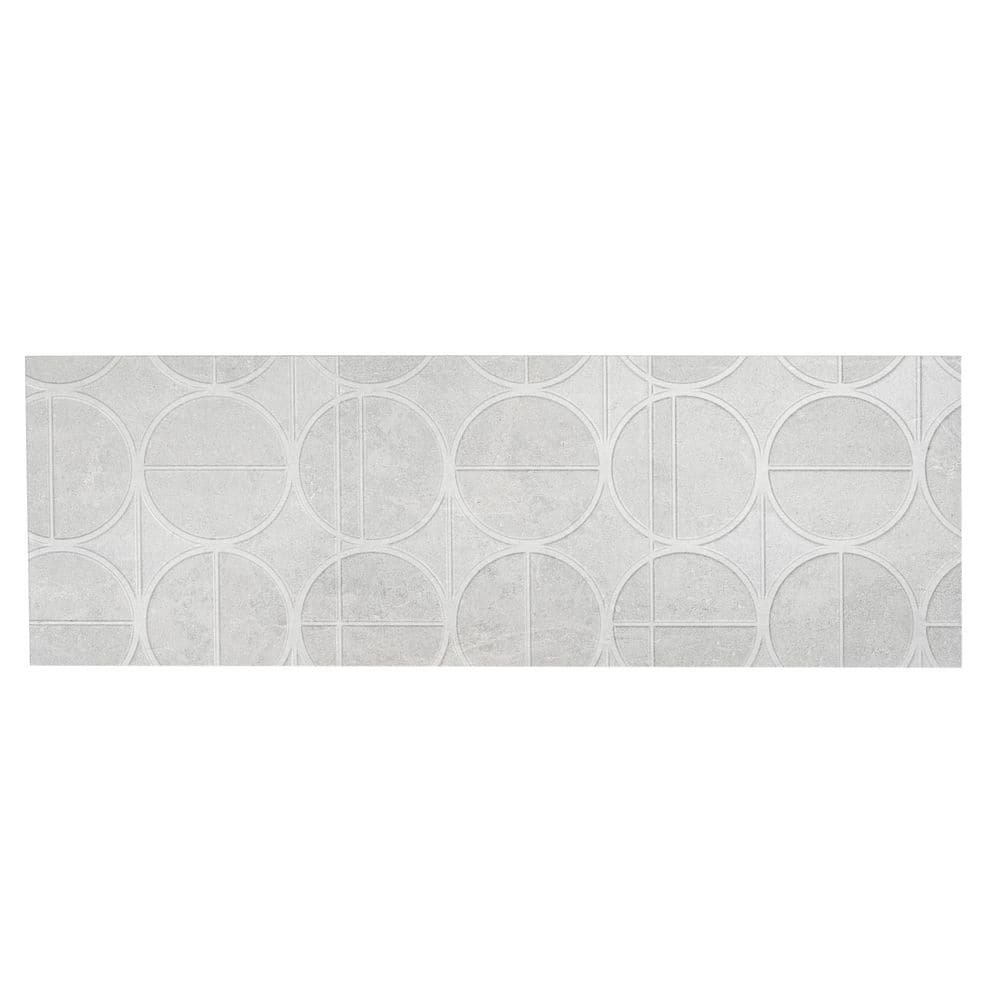 Imprint 4 x 5 in. Soft Cloud White Matte Ceramic Concentric Circle Large Wall Tile Sample price history on PriceWatchPro