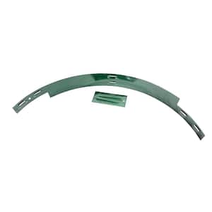 3-3/4 ft. Green Steel Tree Ring Edging Section