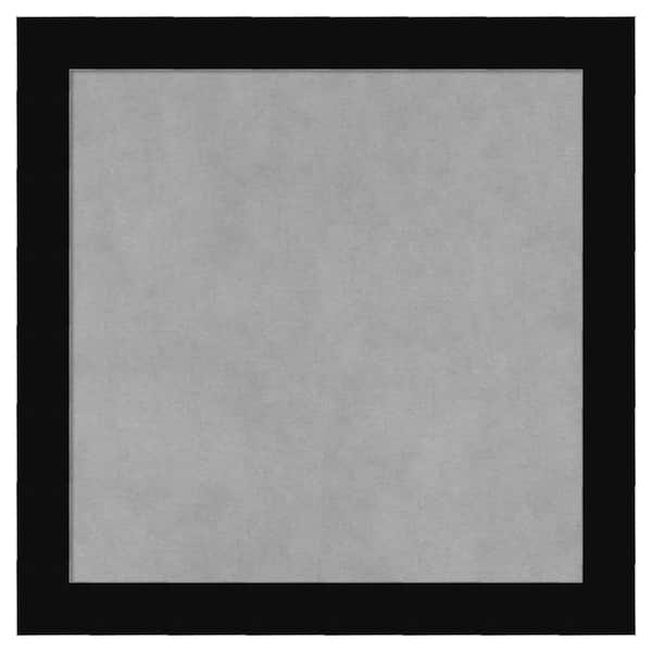 Amanti Art Black Museum 19 in. x 19 in. Framed Magnetic Board