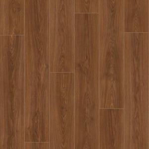 Sutton Place Oak 14 mm T x 8 in. W Waterproof Laminate Wood Flooring(13.28 sq. ft./case)
