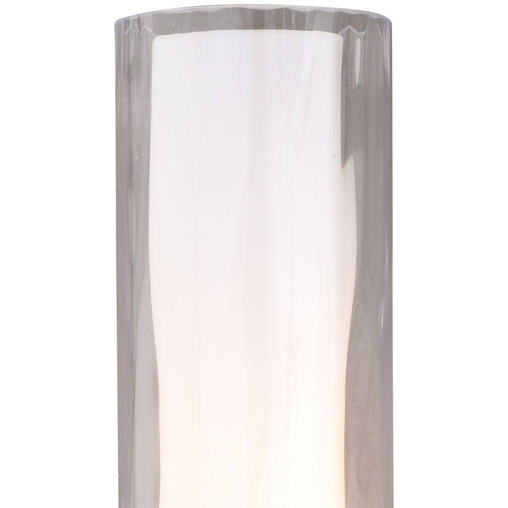 Sleek Modern Brass Vanity Wall Sconce with Frosted Glass Shade
