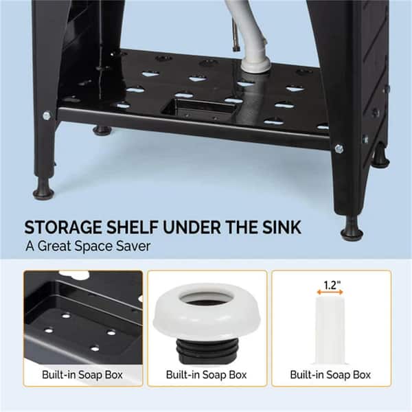 Karl home 32.3 in. D x 22.4 in. W Freestanding Laundry