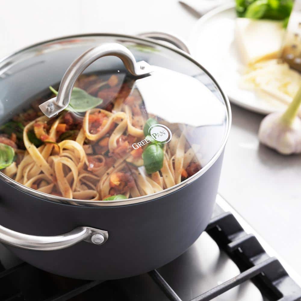 Green 5 qt. Hard Anodized Ceramic Dutch Oven