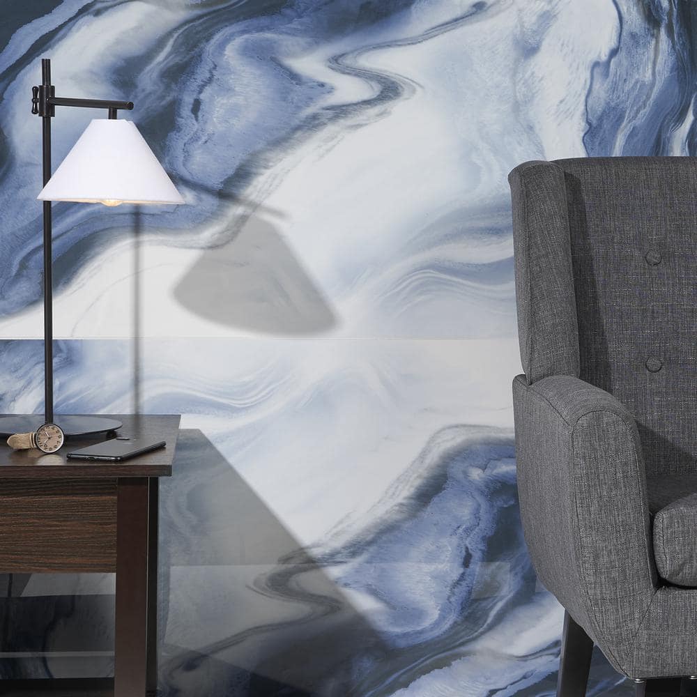 Augusta Blue Polished Porcelain Large Format Rectangular Tile