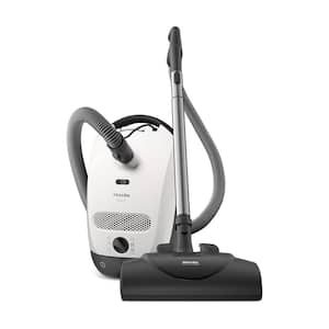 Classic C1 Cat and Dog Bagged Corded MultiSurface in Lotus White, Canister Vacuum