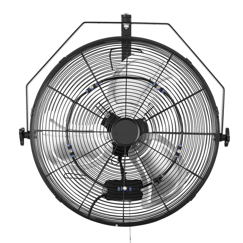 20-in. Wall-Mounted Fan, Misting Function, 3-Speed Settings, IP44 Protection, Adjustable Rotation, Long Airflow Reach price history on PriceWatchPro