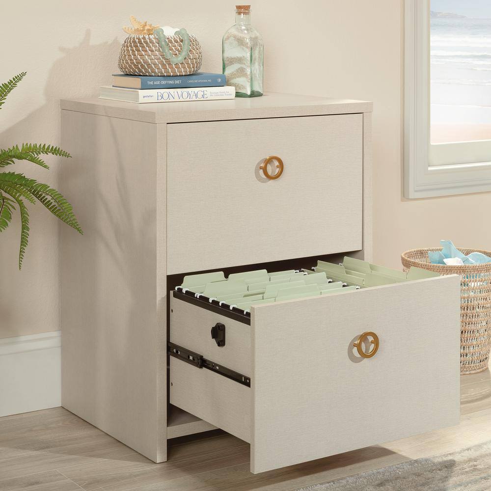 Dove Linen 2-Drawer Legal Size Lateral File Cabinet
