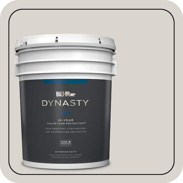 BEHR DYNASTY 5 gal. Home Decorators Collection #HDC-MD-21 Dove Satin Enamel Exterior Stain-Blocking Paint & Primer