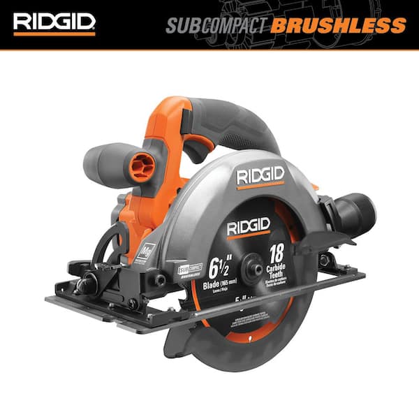 RIDGID 18V SubCompact Brushless Cordless 6-1/2 in. Circular Saw (Tool Only)