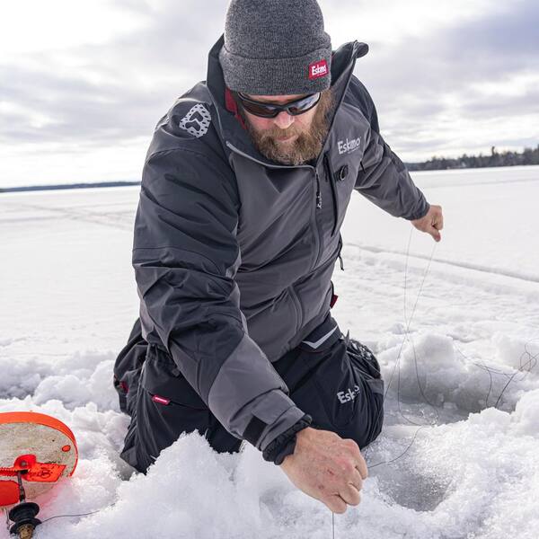 STONE /ESKIMO FOODED JKT/M/黒/ Eskimo Superior Ice Fishing Jacket, Men's, Forged Iron, Uplyft