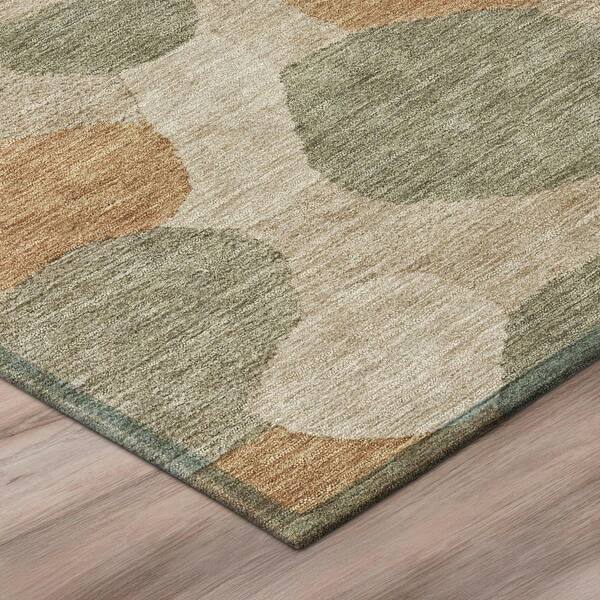 Chantille Machine Washable Indoor/Outdoor Abstract ACN3030 Sage 3 ft. x 4 ft. Area Rug