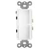 2-Function Rocker Combination Switch in White (120-Volt, 15 AMP(X2 ...