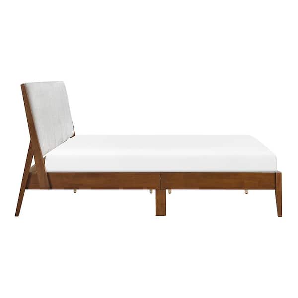 Cordelia Gray Wood Frame California King Platform Bed