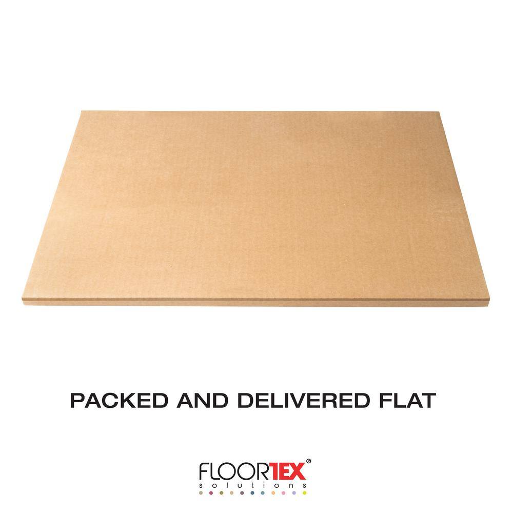 Clear Enhanced Polymer Rectangular Chair Mat for Hard Floors