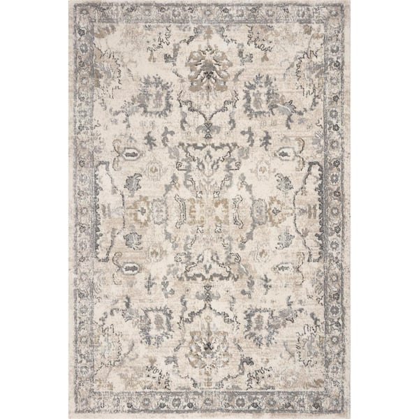 Louisa Ivory 8 ft. x 10 ft. Area Rug